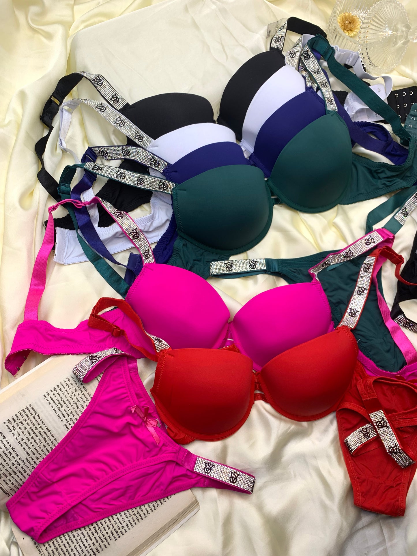 Victoria Secret Padded Push-up Wired Bra and Matching Hipster