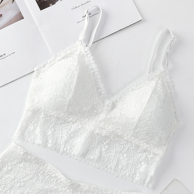 French Style V Neck Flower Pattern WITHOUT UNDERWEAR Free Size For (30-36)