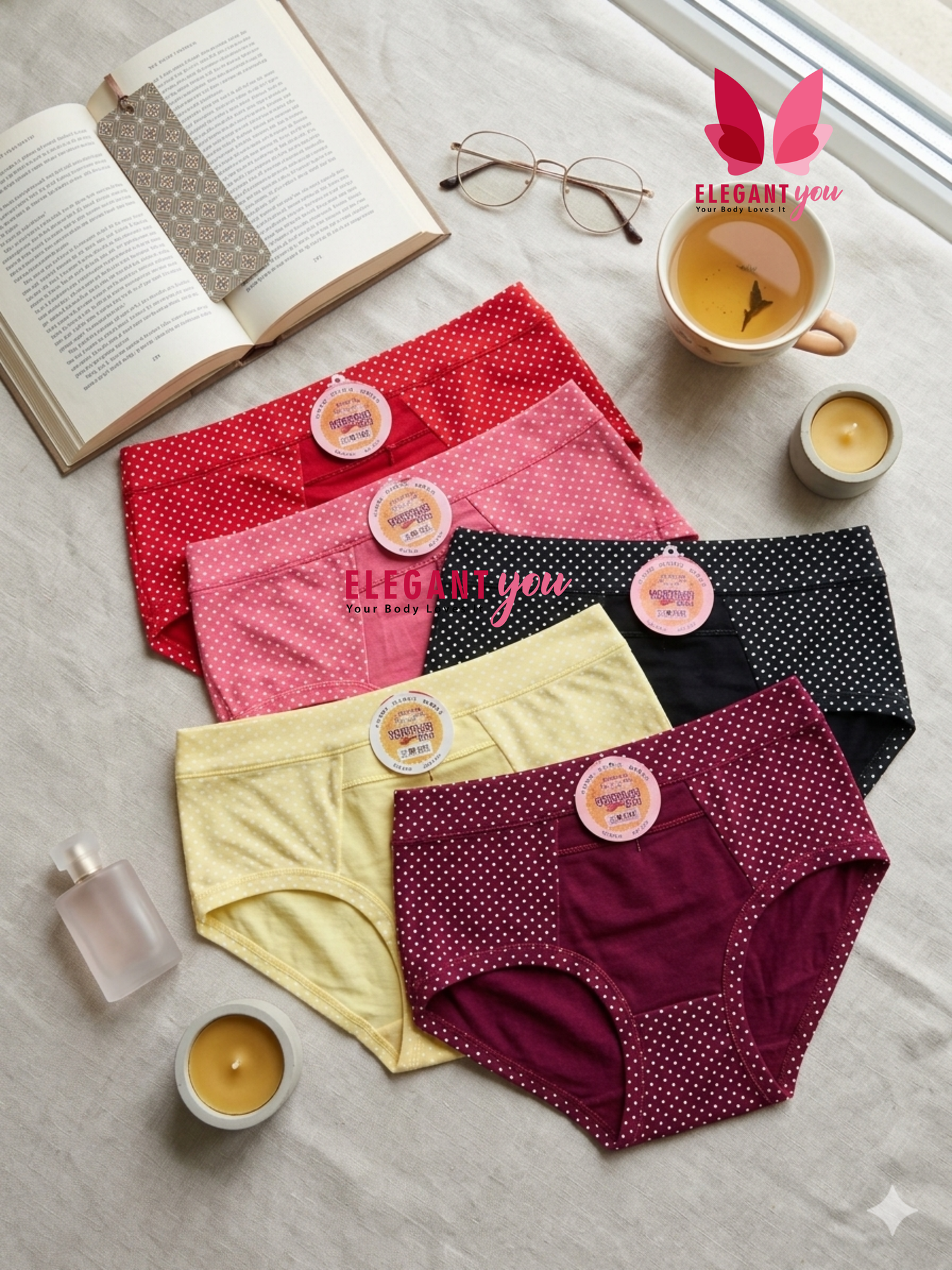 Large to XL Strechable Zip Pocket Cotton Underwears