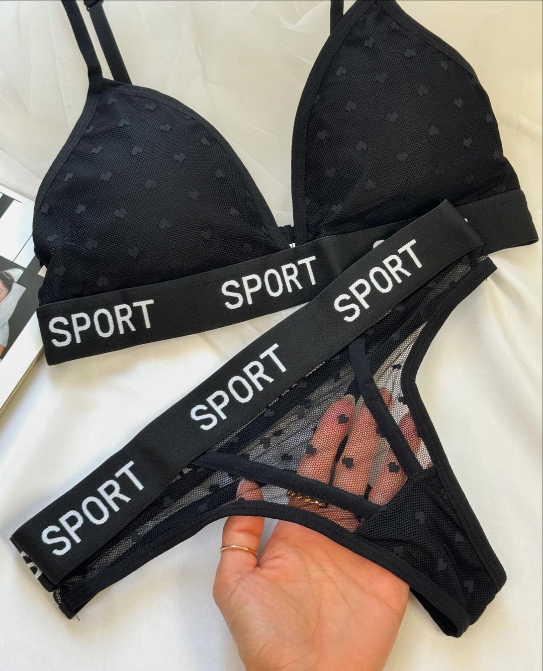 Daily Wear Sport Design Bra and Panty Set
