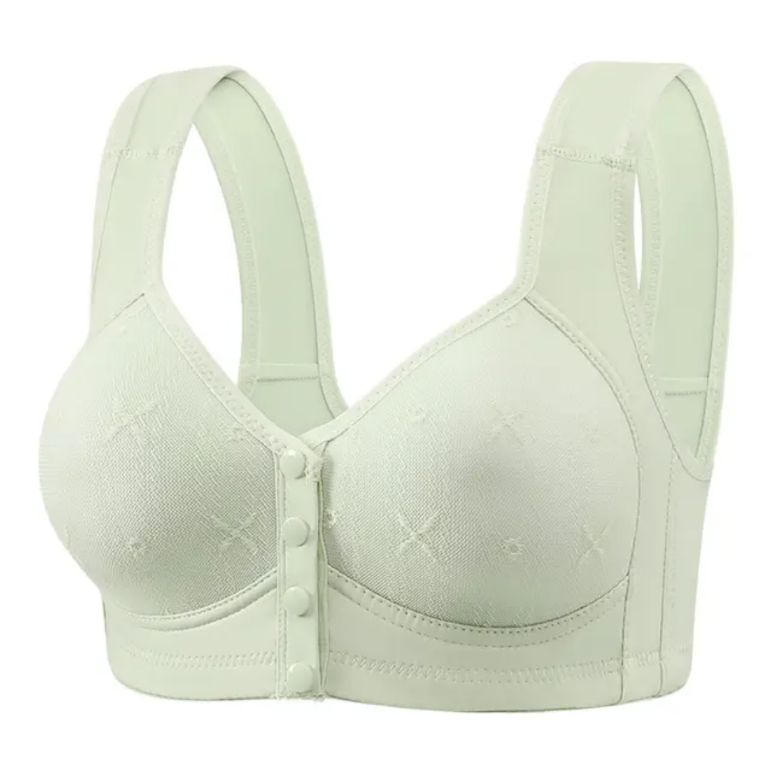 Women Seamless Front Button Bra