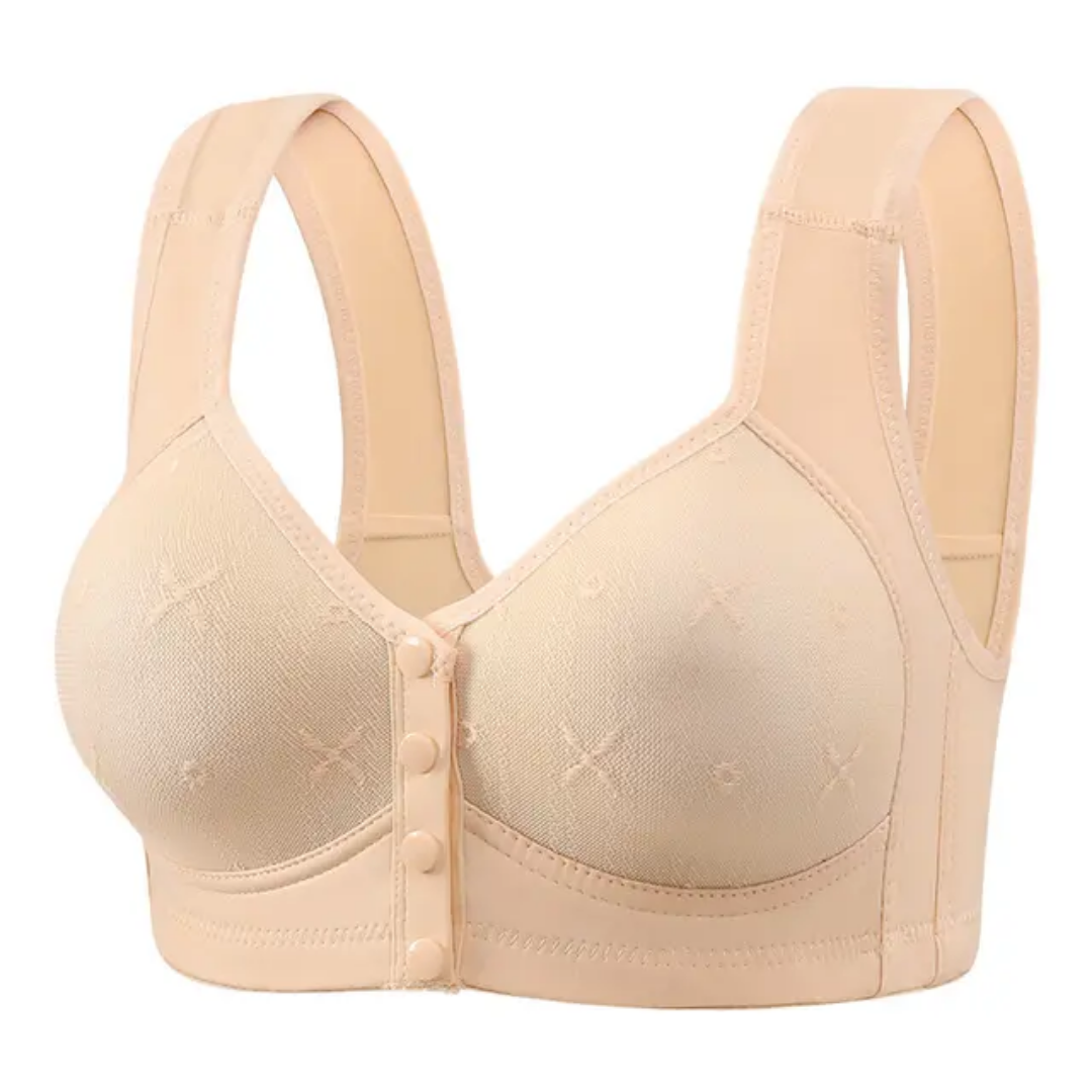 Women Seamless Front Button Bra
