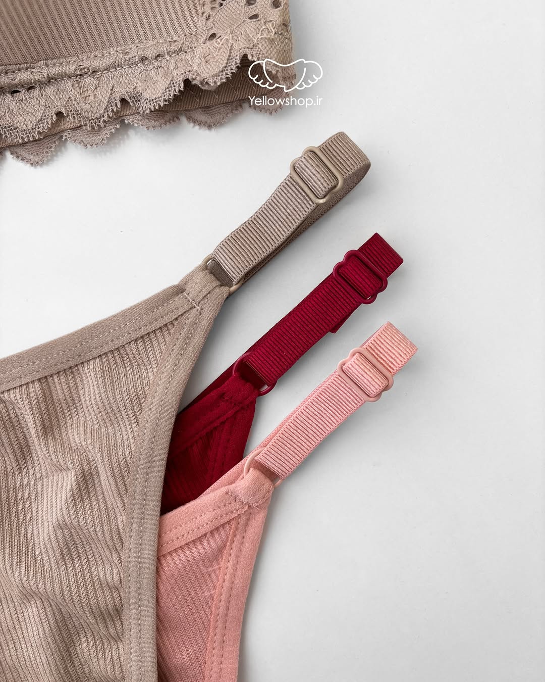 Elegant light padded bra set