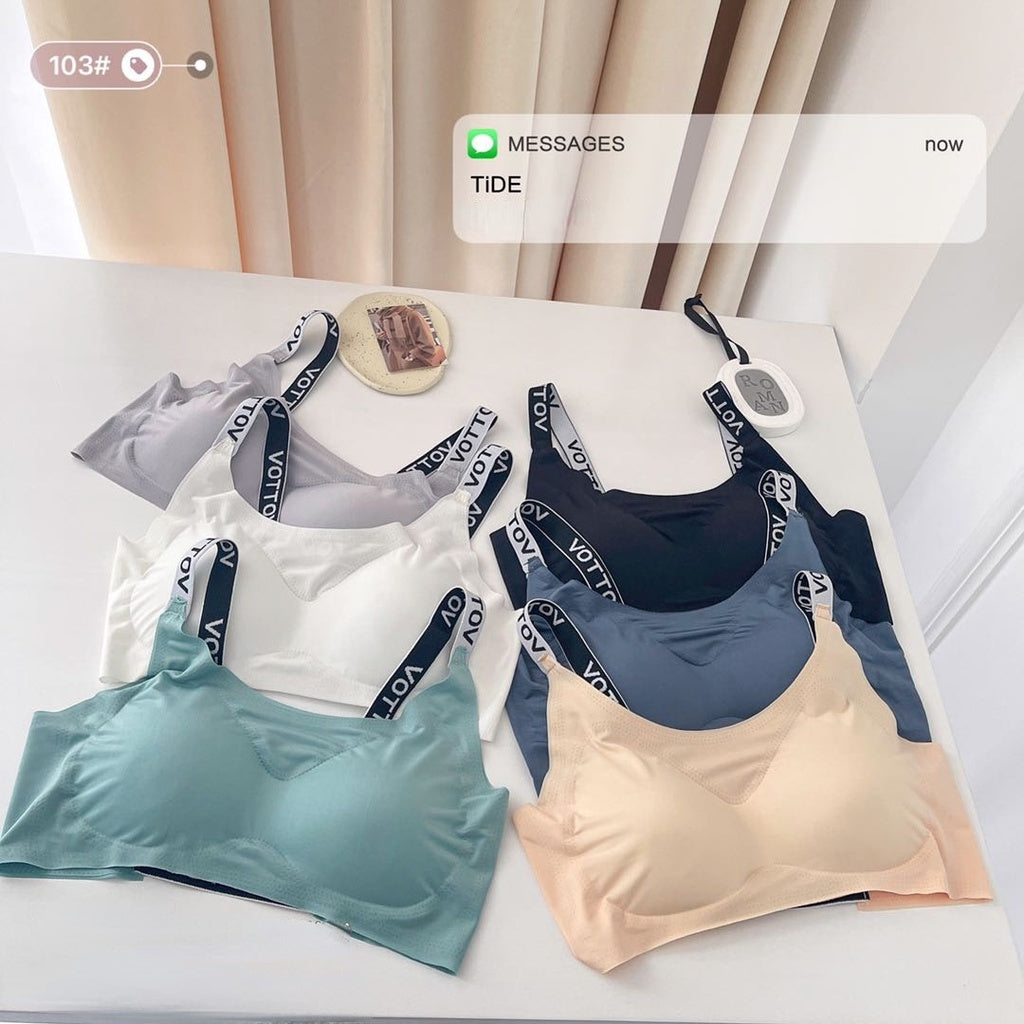 Seamless Ice Silk Sports Bra