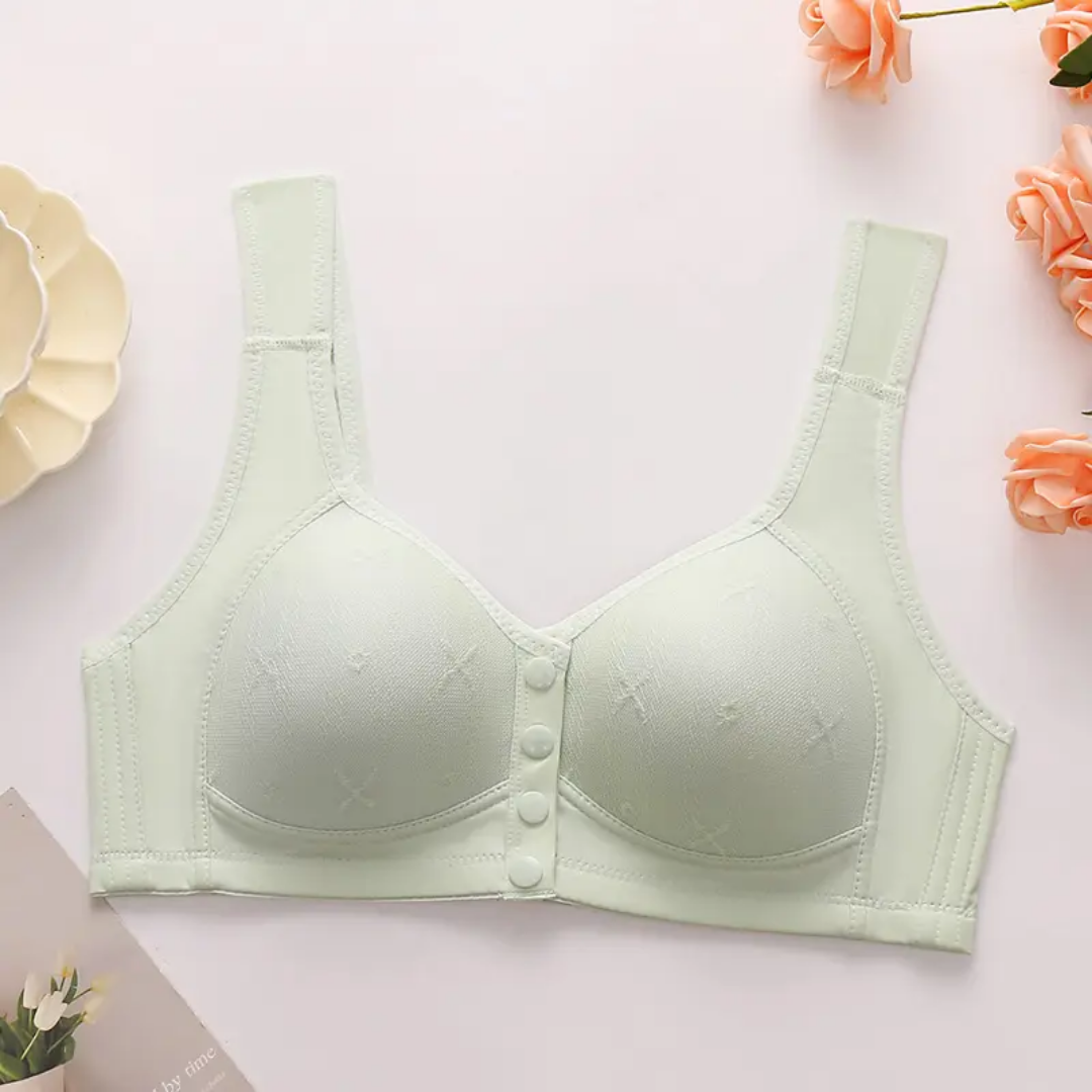 Women Seamless Front Button Bra