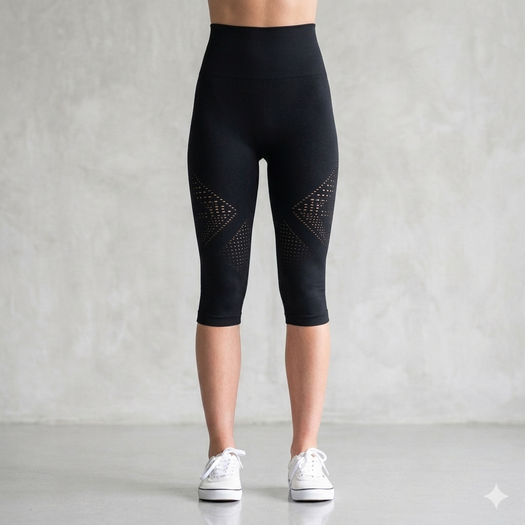 IMPORTED HIGHLY BODY & THIGH FAT TRIMMER KNEE LENGTH LEGGINGS