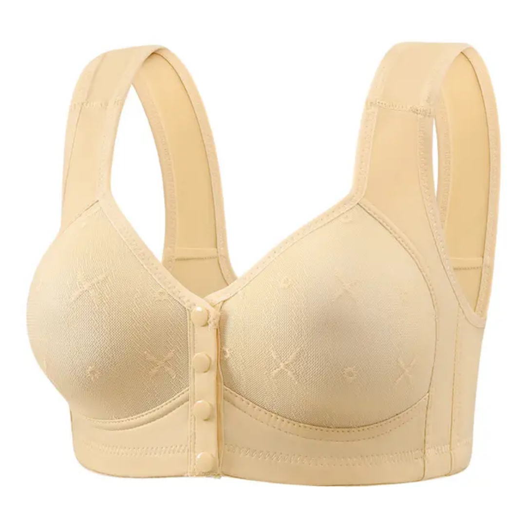 Women Seamless Front Button Bra