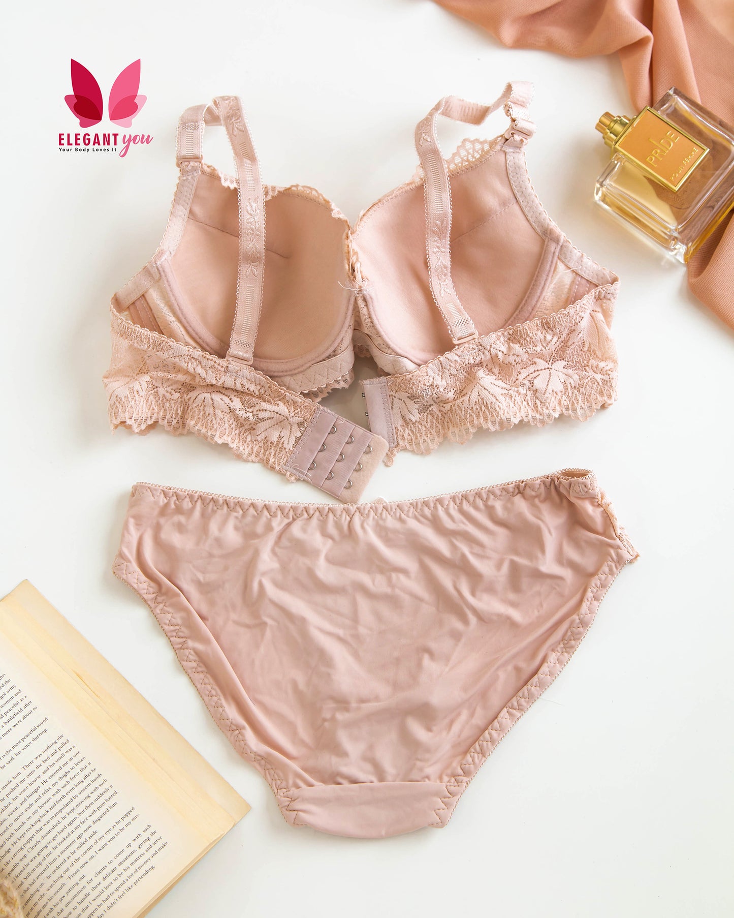 Elegant Bridal Collection Padded Bra Panty Set