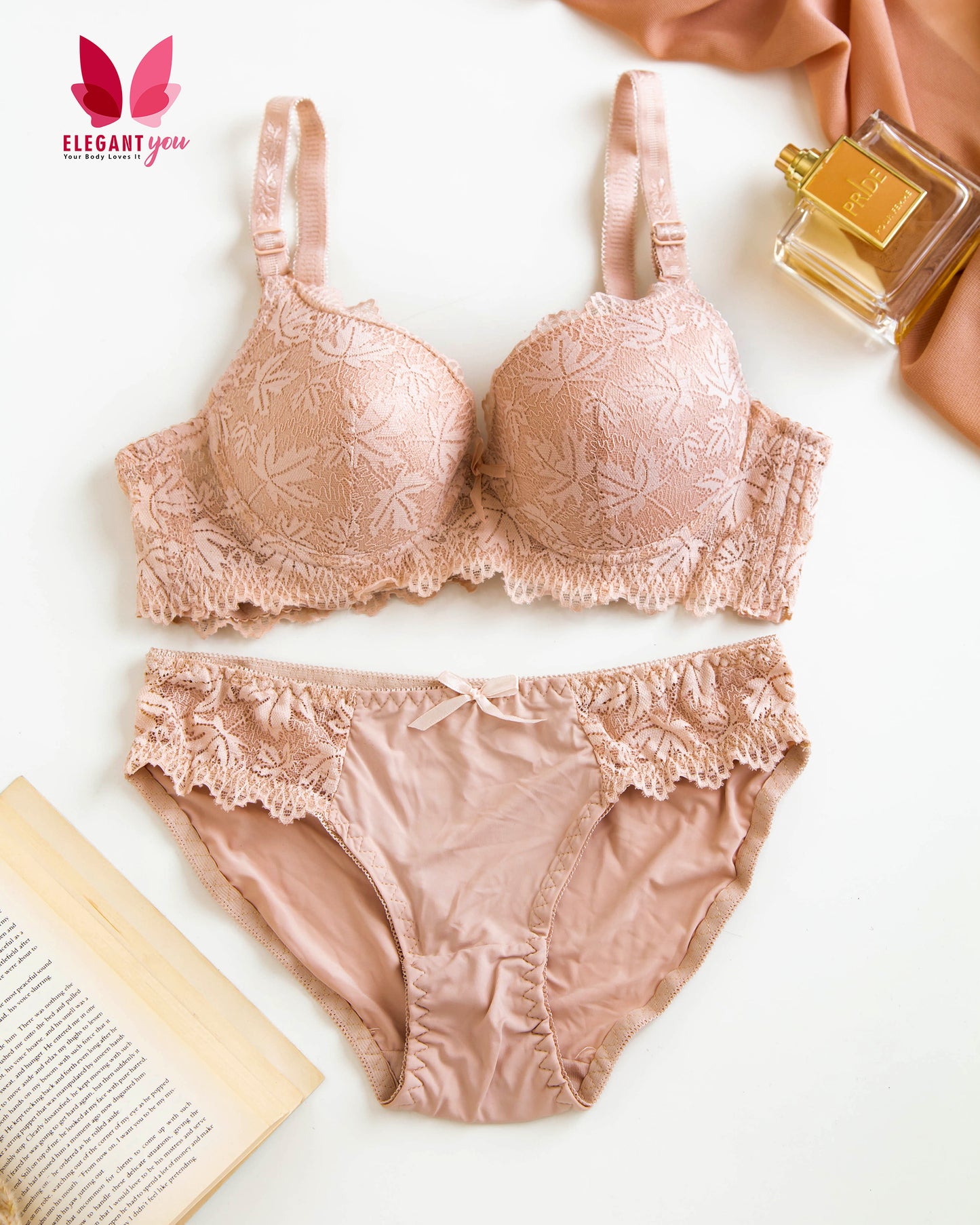 Elegant Bridal Collection Padded Bra Panty Set