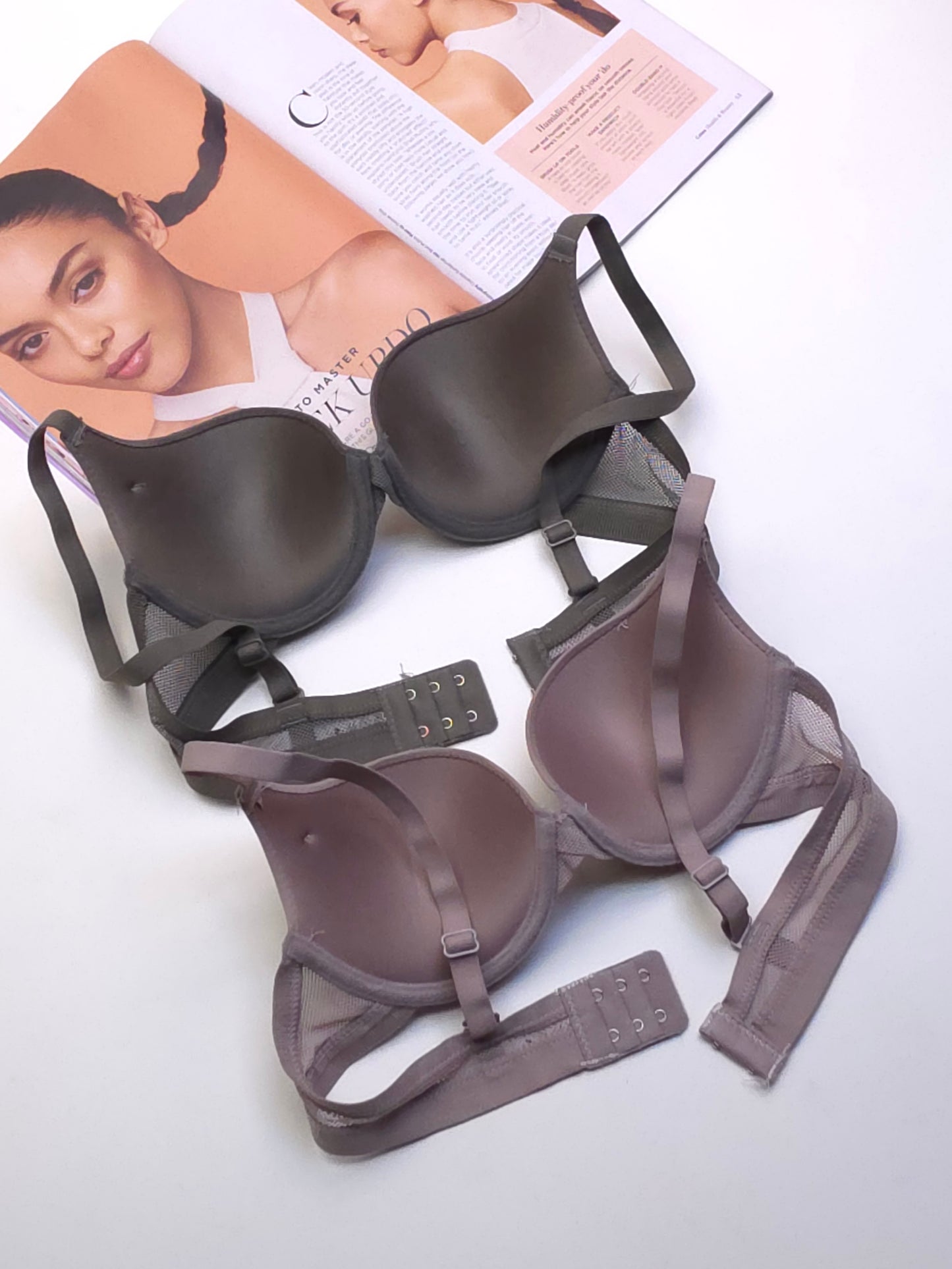(32-36)B Comfy Padded Pushup Wire Bra (138)