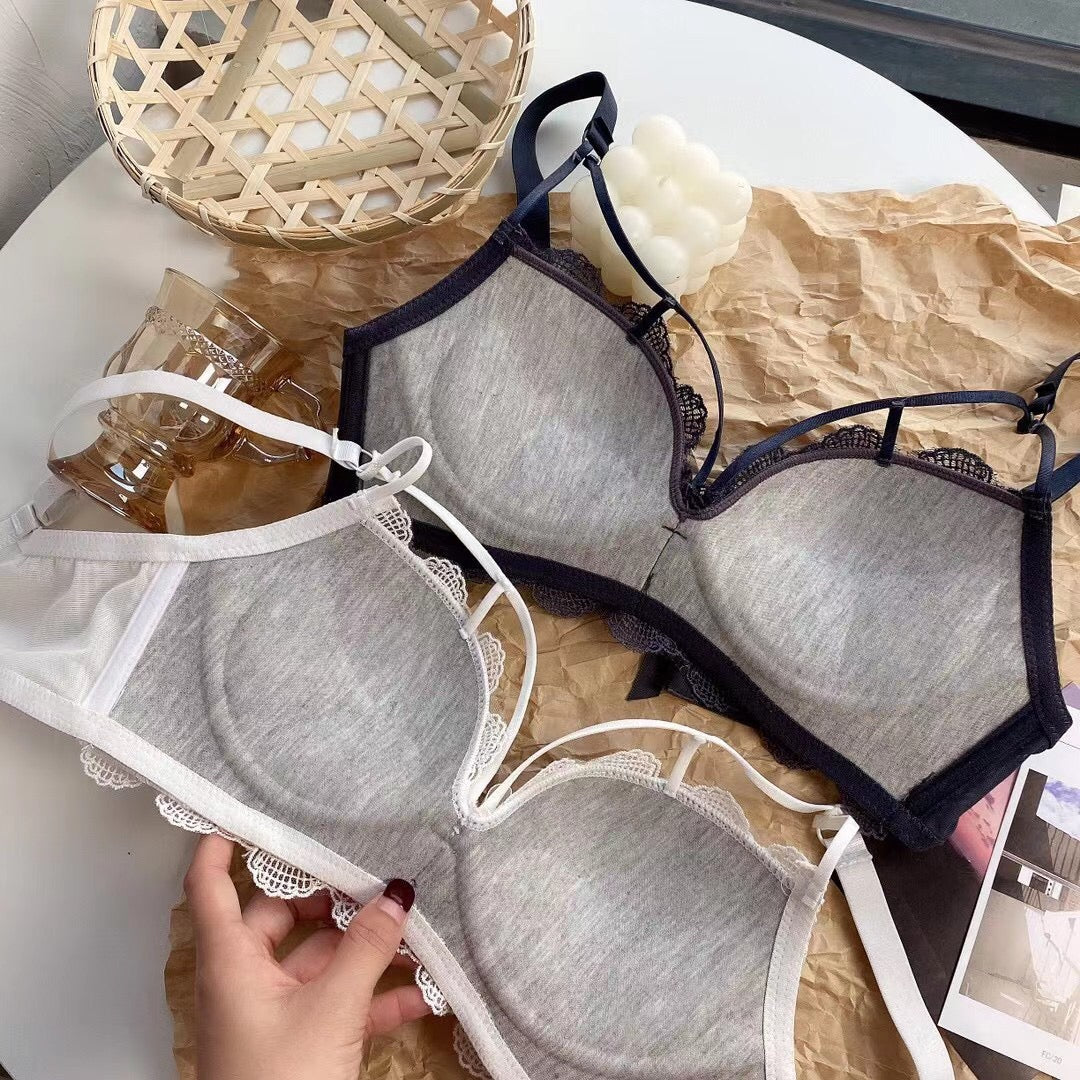 Bridal Criss Cross Straps Fashion Bra Panty Set (080)