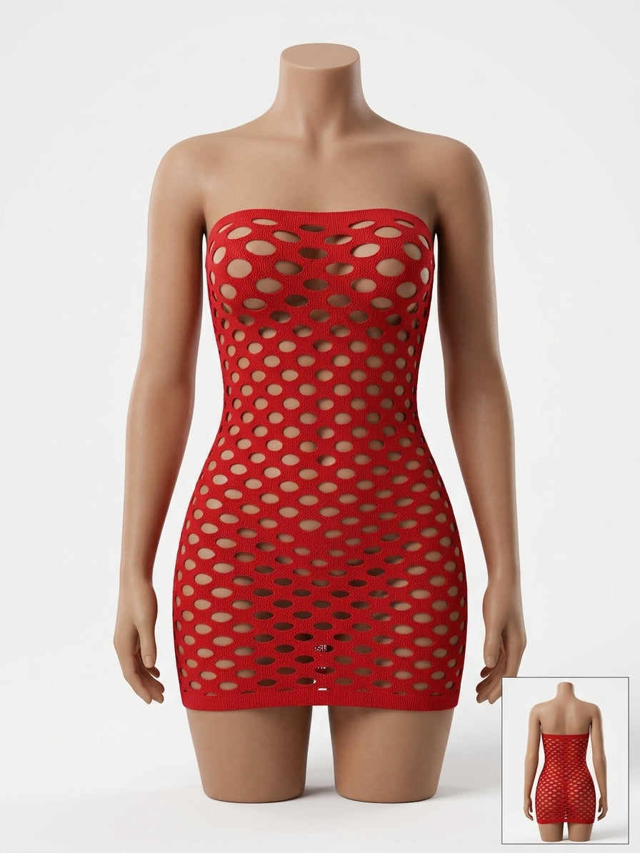 Half Body Mesh Stocking 8927