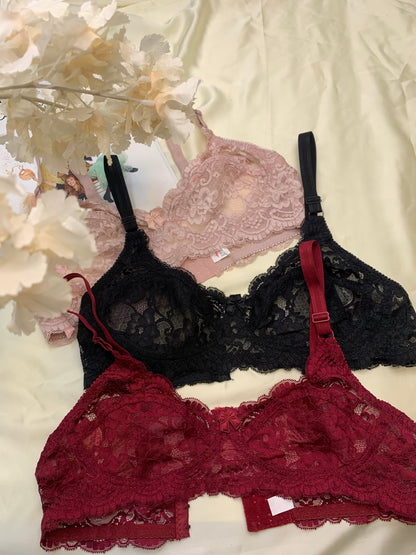 Elegant Lacy Pattern Daily Wear bra