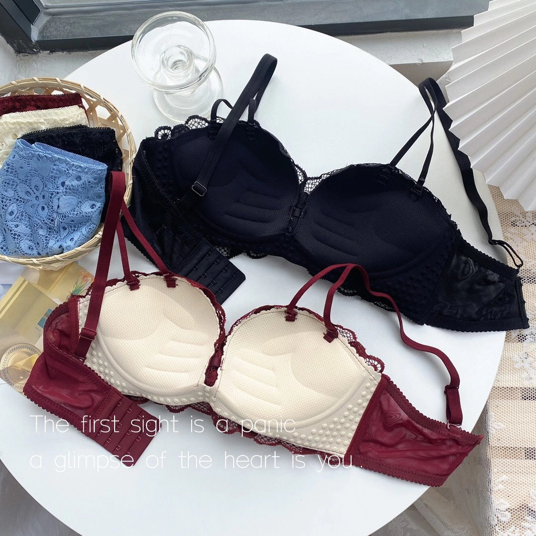 Korean Style  Elegant Lacy Bra & Panty Set