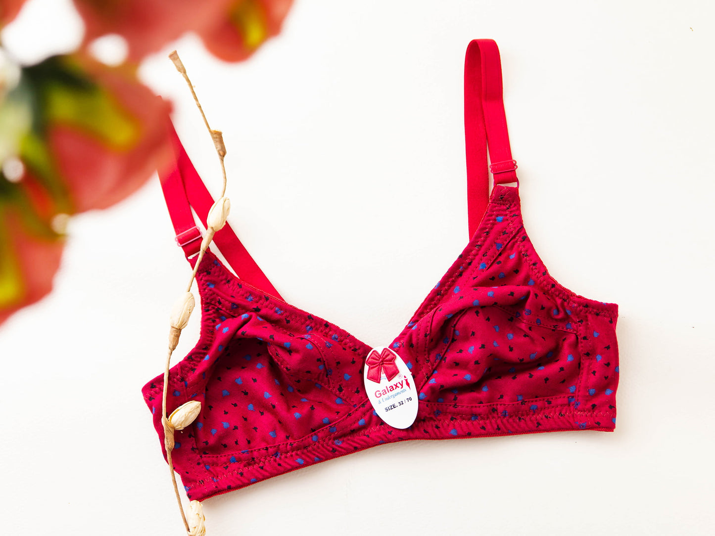 Daily-wear Printed Soft Cotton Bras