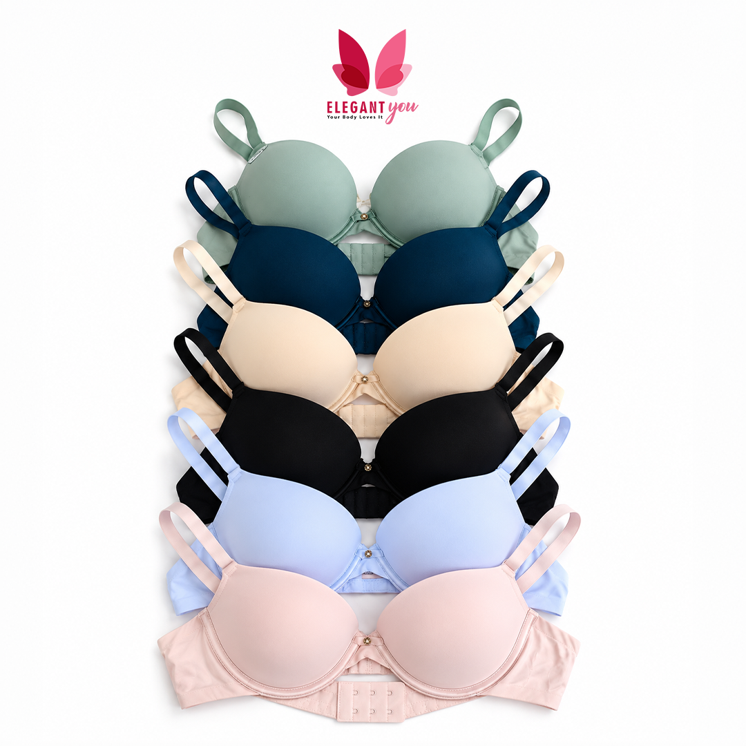 (36-42)C Premium Double Padded Pushup Wired Bra(151)^