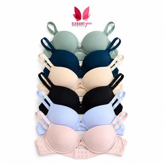 (36-42)C Premium Double Padded Pushup Wired Bra(151)^