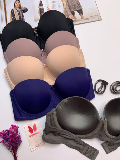 Plain Half Cup C Cupsize Padded Bra  (172)