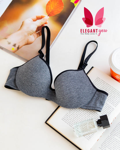 Daily wear Cotton Padded Pushup Wired Bra