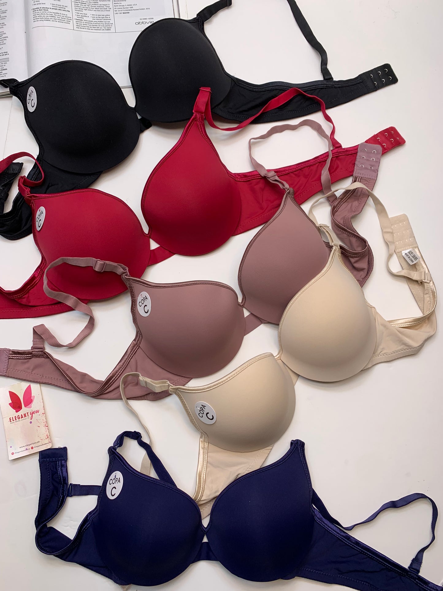 Premium Range Padded Push-up Under Wire Bra (155)