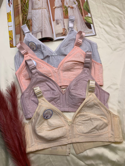 Soft Cotton Stuff Solid Colour Daily Wear Bra