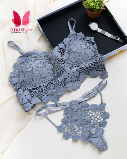 Adjustable Strap lacy crochet Pair Free Size For (30-36)