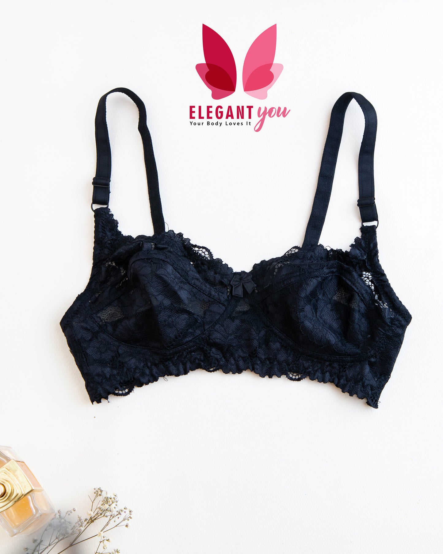 Beautiful Lace Pattern Daily Wear bra