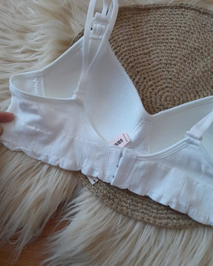 (30-36)size Double Strip  Full Coverage T Shirt Bra(089)