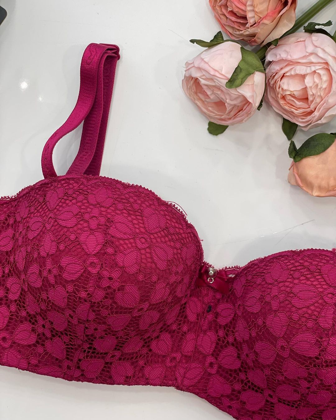 Fancy Daily Wear Padded Push-up Under Wire Half Cup Bra