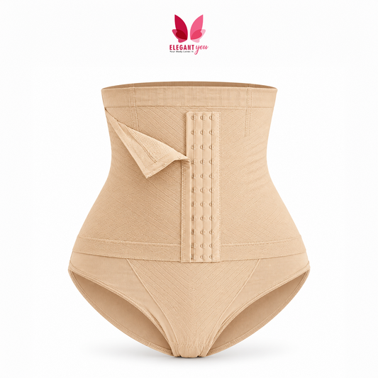 Seamless Thong Style Waist Control Butt Lifter With Hooks For Adjustment 17733 (B-4)
