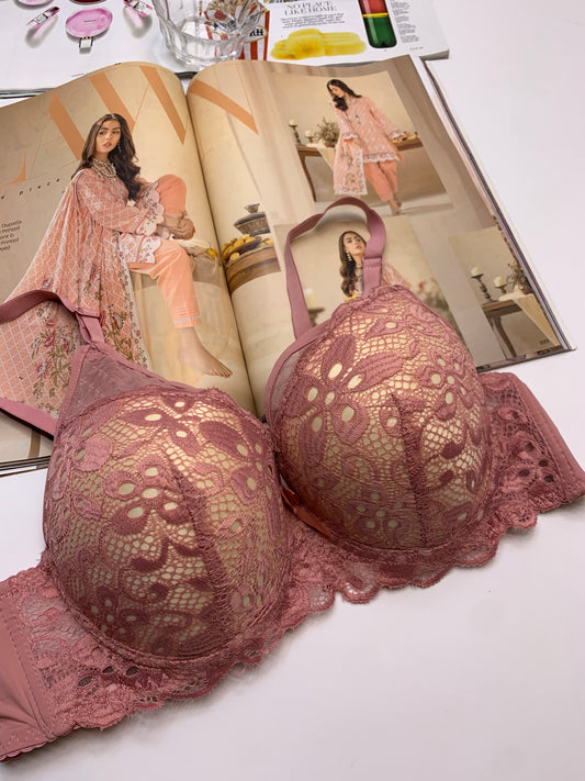 Elegant Full Coverage Thin Pad UnderWire Bra