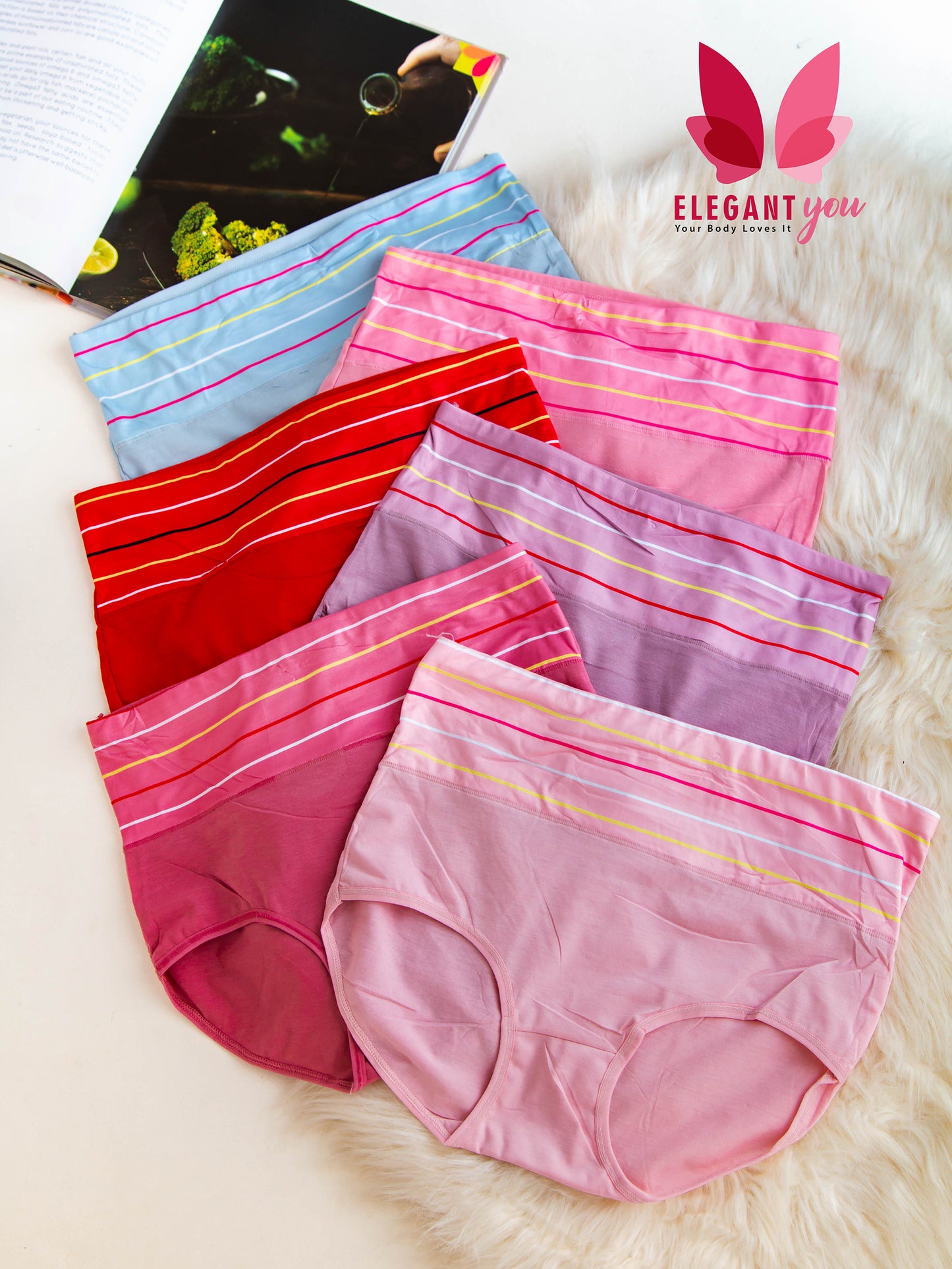 Daily Wear Cotton High Waist Underwear