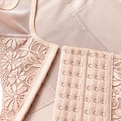 Breathable vest Style Waist and Tummy shaper with Multiple Hooks(B-3)