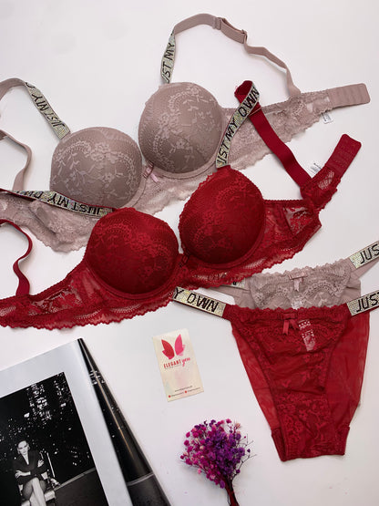 Bridal Padded Pushup Wired Bra set