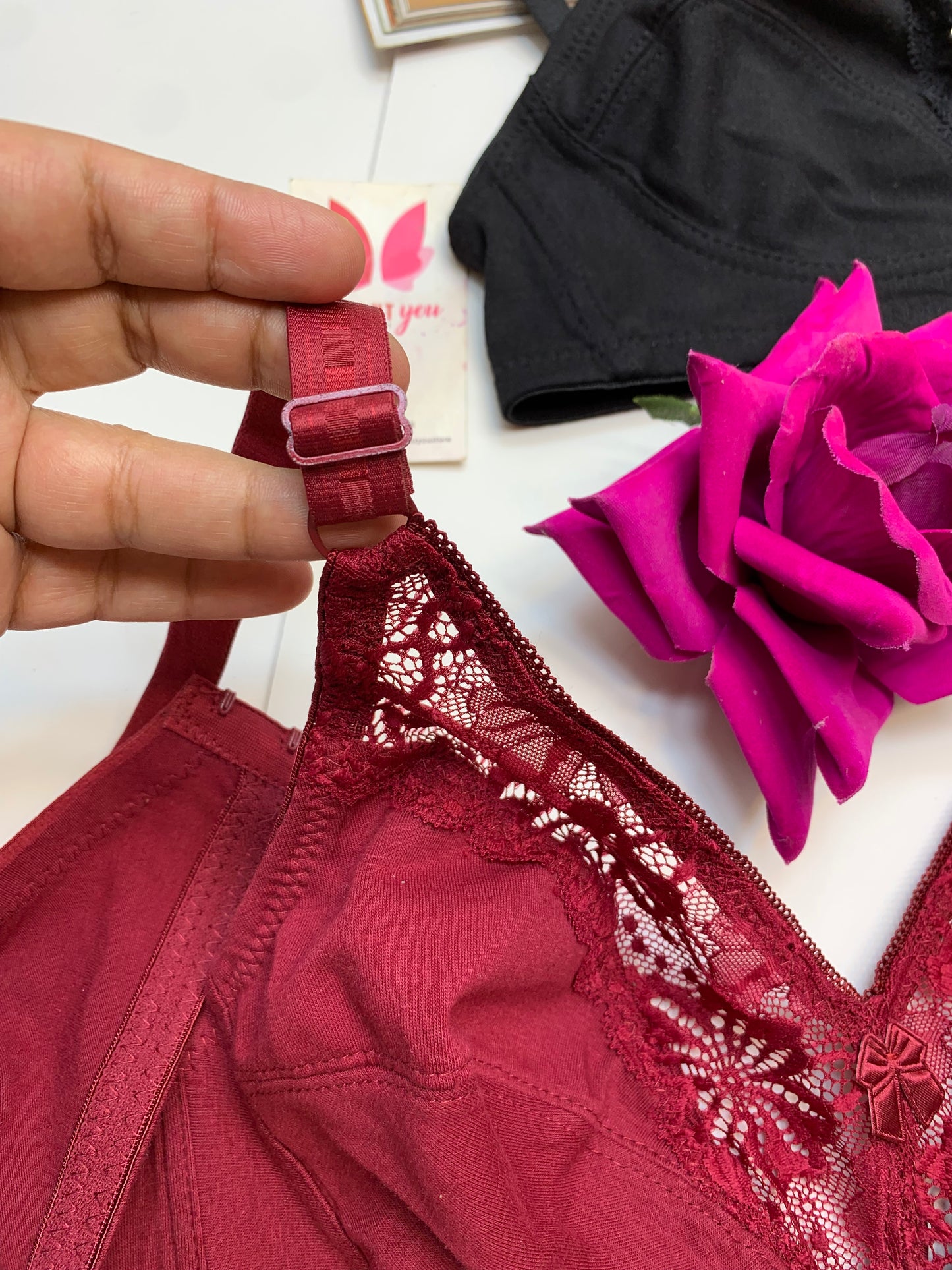 Soft Cotton Half Cup Lace Daily Wear Bra