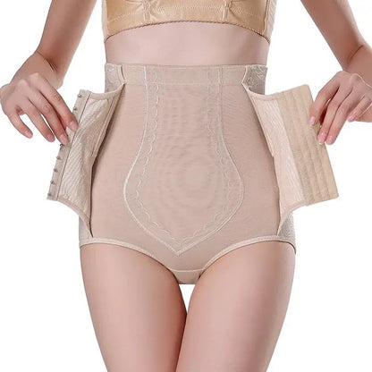 High Waist Panty Style Tummy Shaper with Hooks 1937