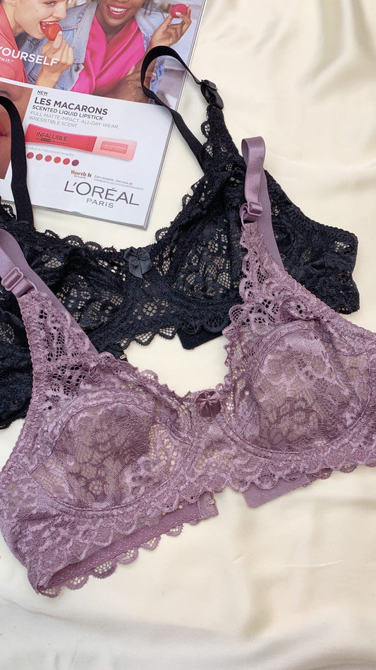 Beautiful Cotton Net Daily Wear Bra