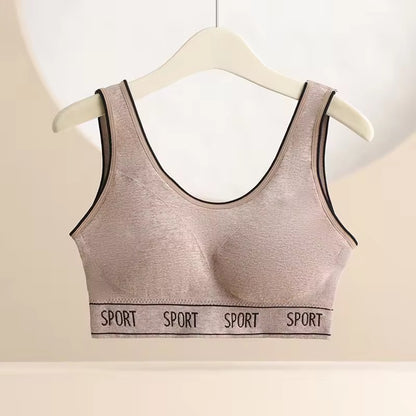 YOGA STYLE WIDE STRAP SPORTS BRA and BOXER SET Free Size For (30-38)