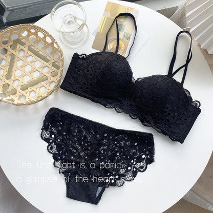 Korean Style  Elegant Lacy Bra & Panty Set