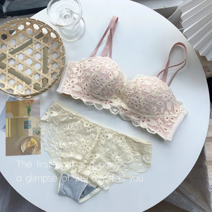 Korean Style  Elegant Lacy Bra & Panty Set