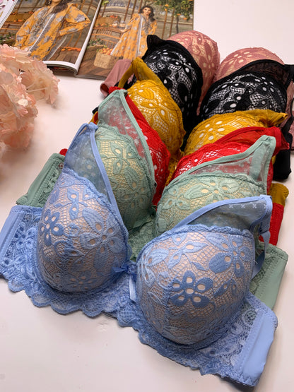 Elegant Full Coverage Thin Pad UnderWire Bra