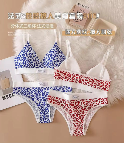 Daily Wear Flower Design Bra and Panty Set