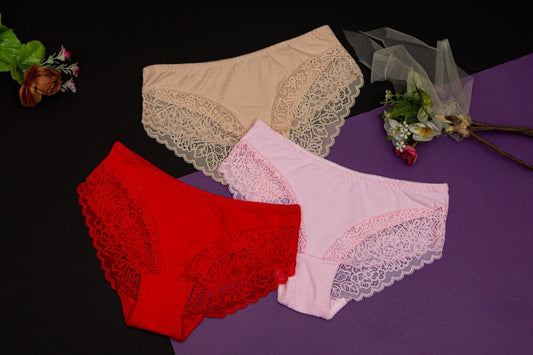 Matching Cotton Lace Underwears