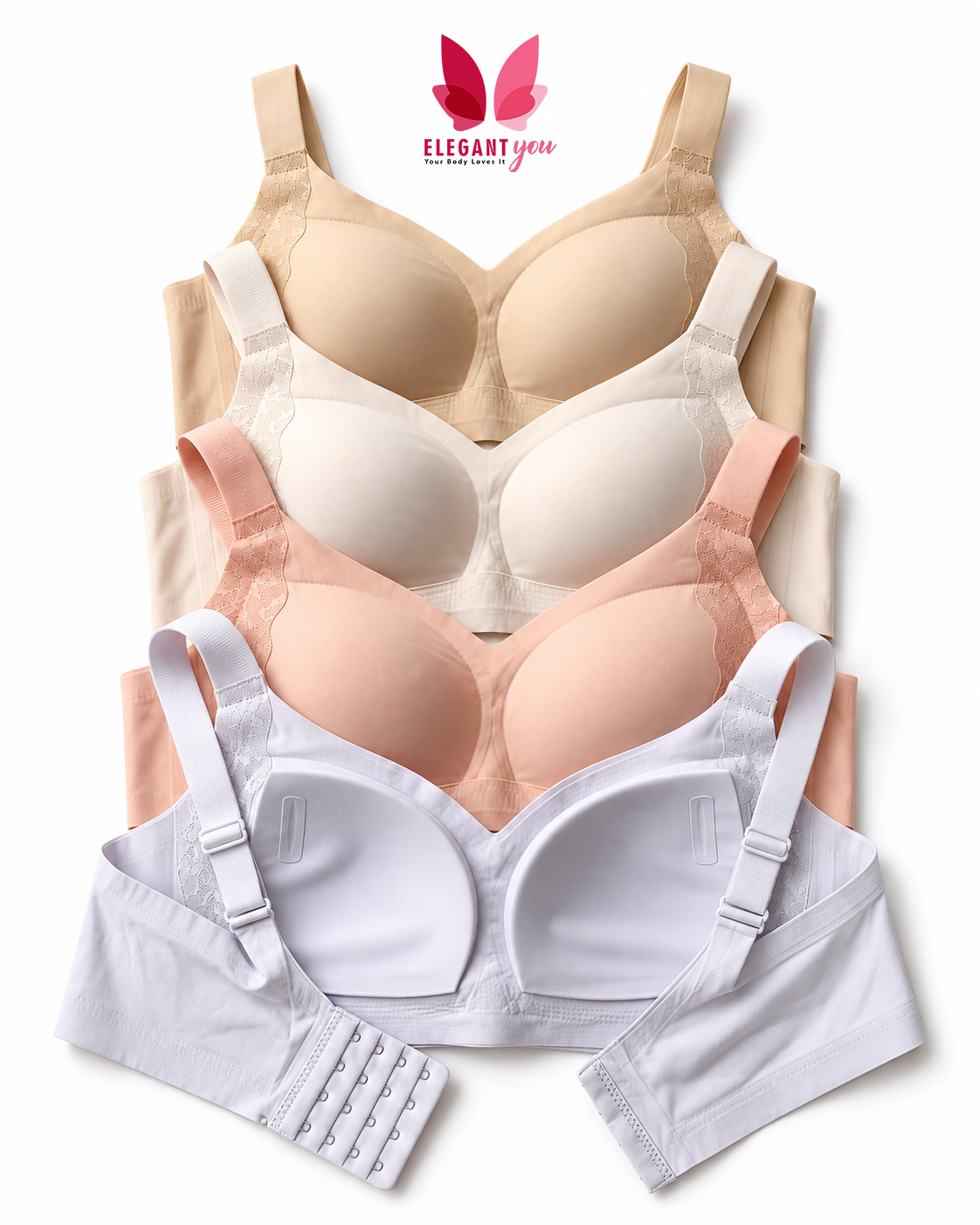 (40-48) Plus Size Seamless Bra(169)