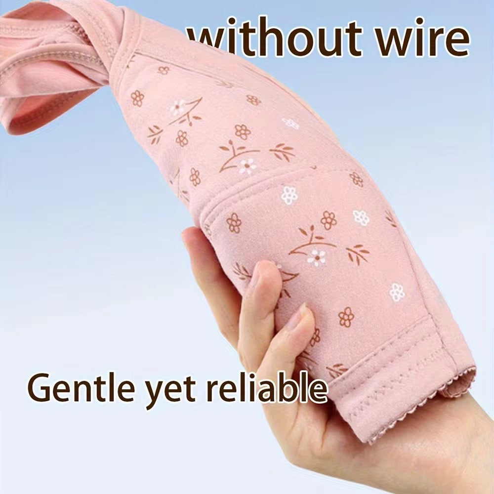 Wide Strap Front Button Bra (086)