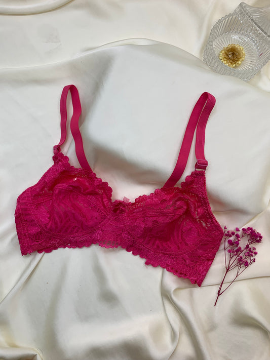 (32-42)b Beautiful Soft Fabric Net Bra(031)