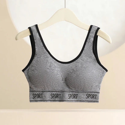 YOGA STYLE WIDE STRAP SPORTS BRA Free Size For (30-38)