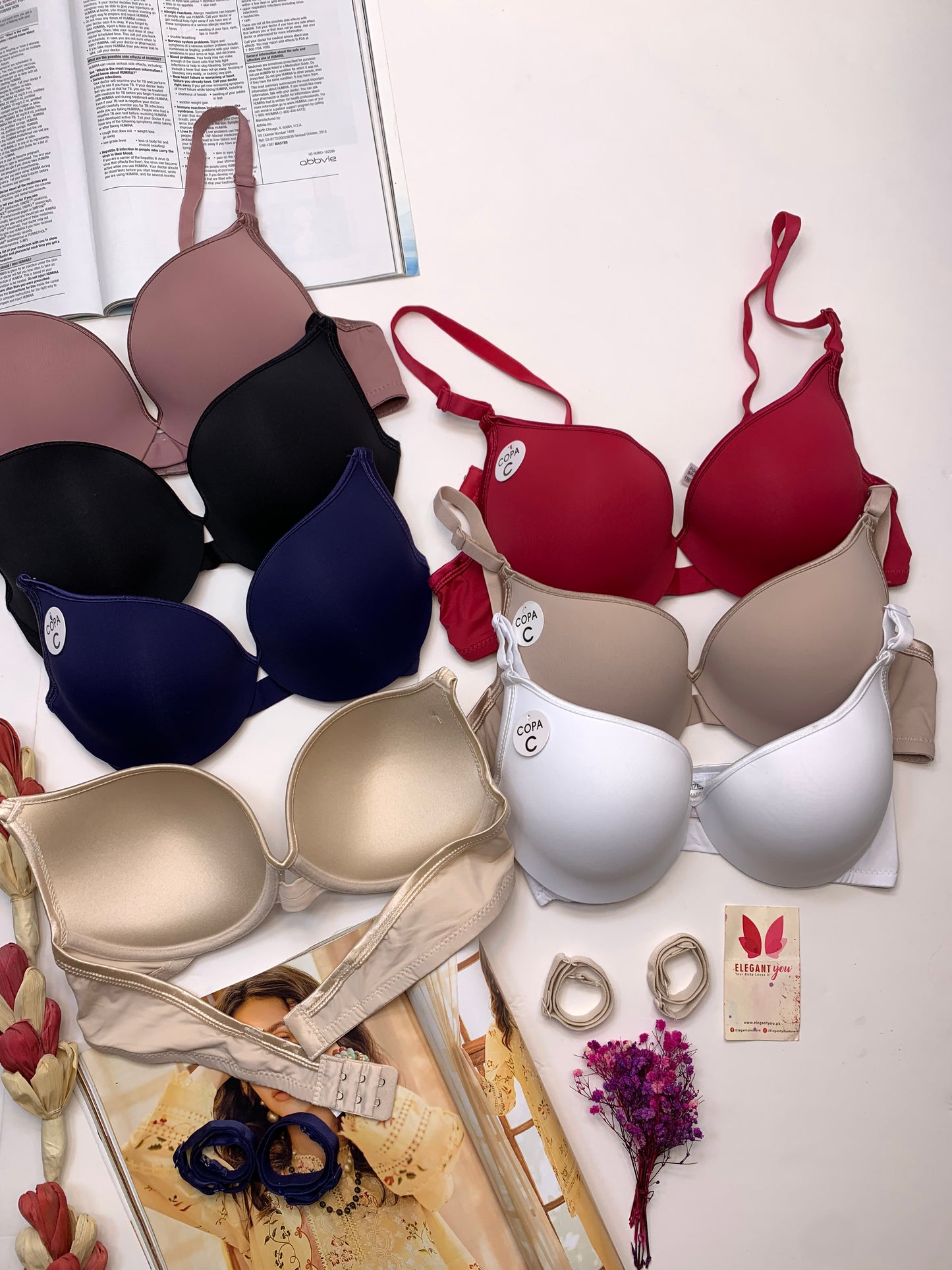 Premium Range Padded Push-up Under Wire Bra (155)