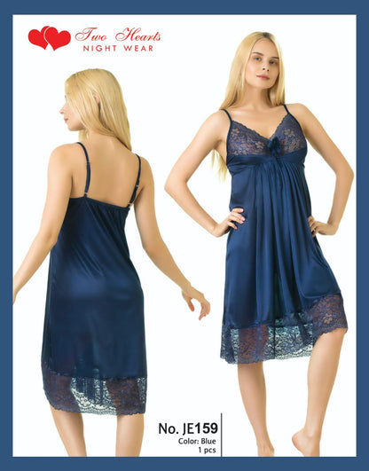 Elegant Silk Nighty Adjustable Straps