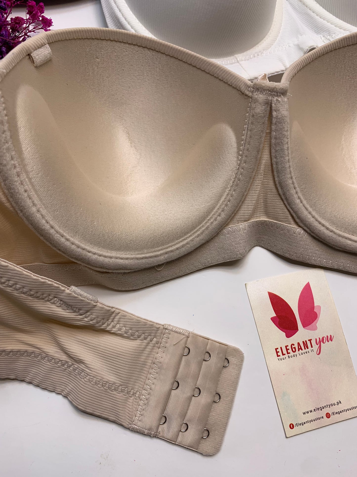 C Cup Size Half Cup Shape Padded Push up Wired Plain Bra